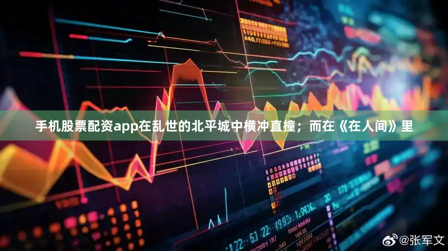 手机股票配资app在乱世的北平城中横冲直撞；而在《在人间》里